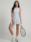 Zaira | Sleeveless Lace Textured Tennis Dress